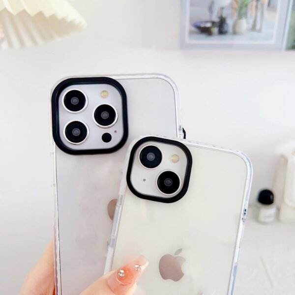 Transparent Silicon Impact Case for iPhone With Colorful Beaded Charm - Image 5