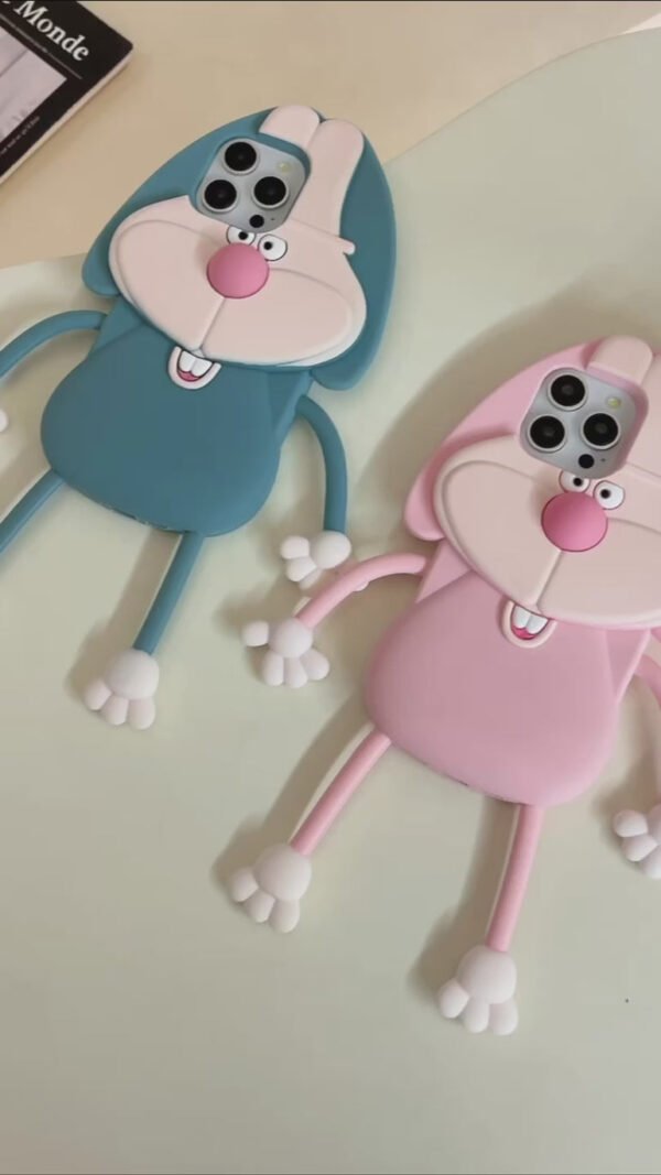 Cute Rabbit Designer 3D Silicon Case for iPhone - Image 12