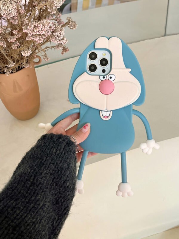 Cute Rabbit Designer 3D Silicon Case for iPhone - Image 2