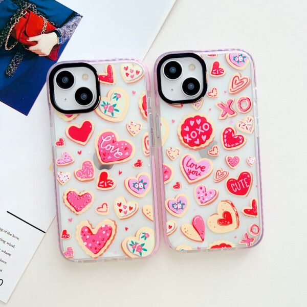 Love Heart Designer Impact Proof Case for iPhone