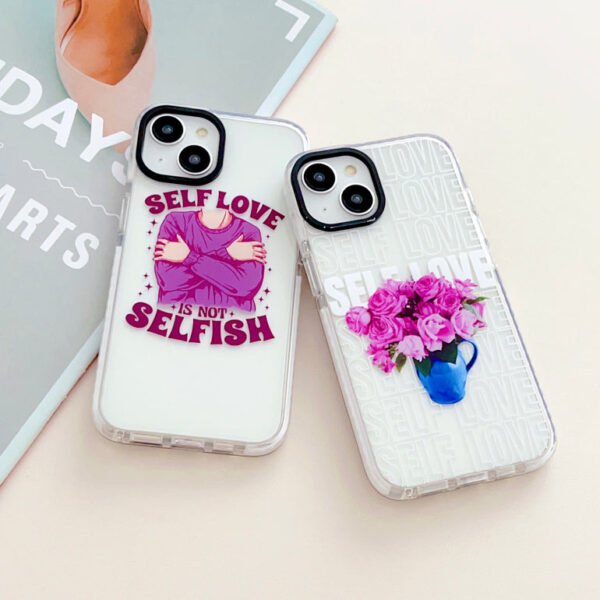 Self Love Is Not Selfish Designer Impact Proof Case for iPhone