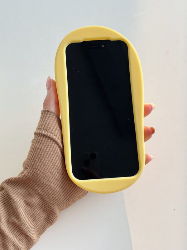 Cute Slipper Design 3D Silicon Case for iPhone ( Yellow ) - Image 7