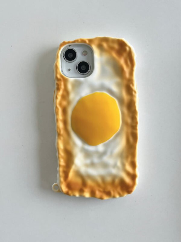 Bread Omlette Designer 3D Silicon Case for iPhone - Image 6