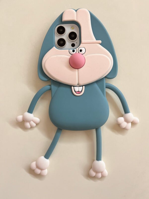 Cute Rabbit Designer 3D Silicon Case for iPhone - Image 5