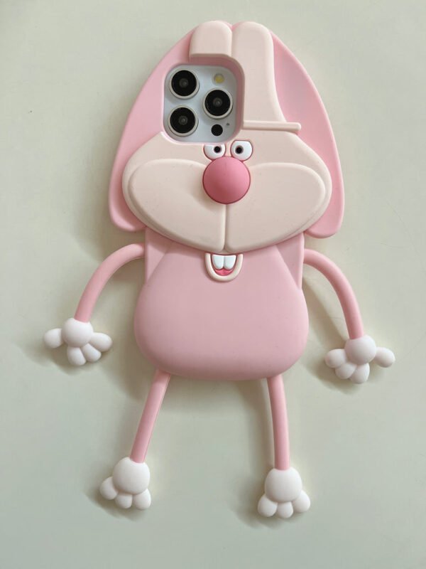 Cute Rabbit Designer 3D Silicon Case for iPhone - Image 6