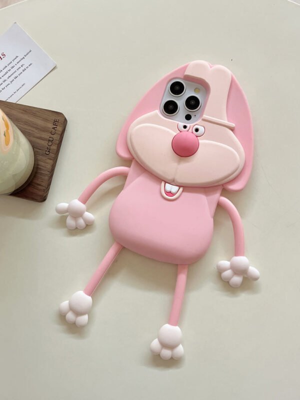 Cute Rabbit Designer 3D Silicon Case for iPhone - Image 8