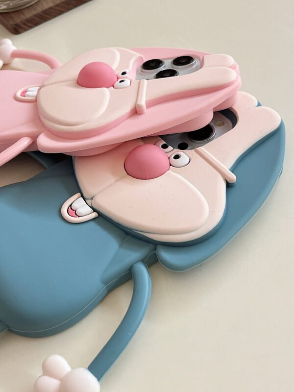 Cute Rabbit Designer 3D Silicon Case for iPhone - Image 10
