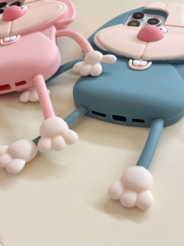 Cute Rabbit Designer 3D Silicon Case for iPhone - Image 11