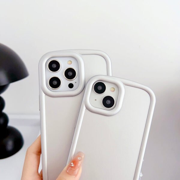 Solid Color Case For iPhone With Star Charm ( Gray ) - Image 6