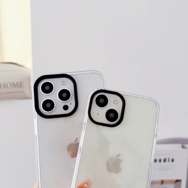 Transparent Silicon Impact Case for iPhone With Beaded Charm - Image 4