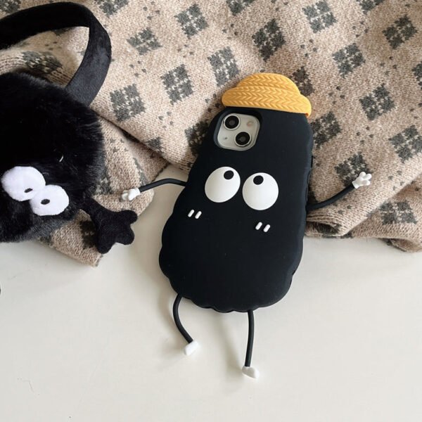 Cute Guy With Hat Silicon Designer iPhone Case - Image 7