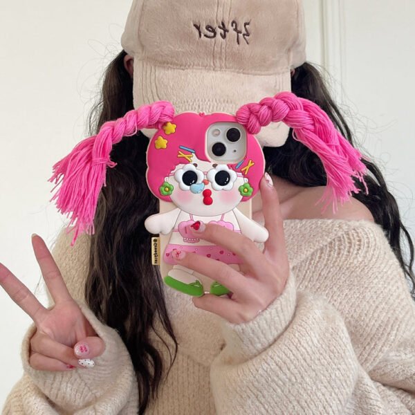 Cute Baby Doll Designer Silicon Case for iPhone - Image 2